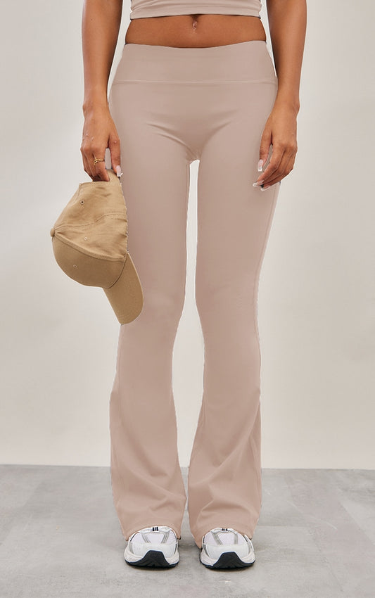 Deep Taupe Sculpt Flare Yoga Pants