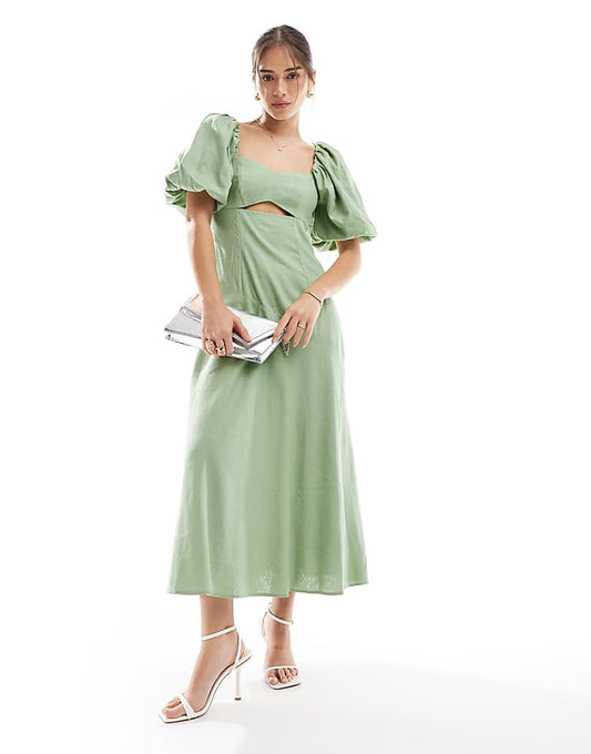 https://images.asos-media.com/products/new-look-puff-sleeve-linen-cut-out-midi-dress-in-green/208504953-1-lightgreen?$n_750w$&wid=750&fit=constrain