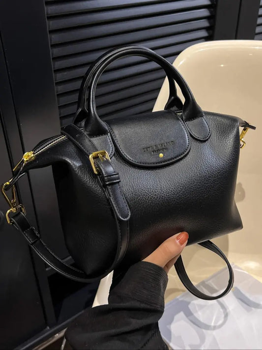Women's Elegant Solid Color Handbag