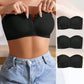 Scallop Trim Hook Strapless Bra (3 Pack)