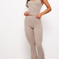 Deep Taupe Sculpt Flare Yoga Pants