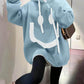 Smile Oversized Sweater Hoodie
