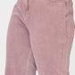 Plus Dark Mauve Washed High Waist Straight Leg Jeans