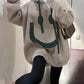 Smile Oversized Sweater Hoodie