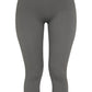 Petite Charcoal Contour Rib Seamless Leggings