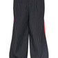 Charcoal Tailored Woven Side Stripe Boxer Detail Straight Leg Trousers