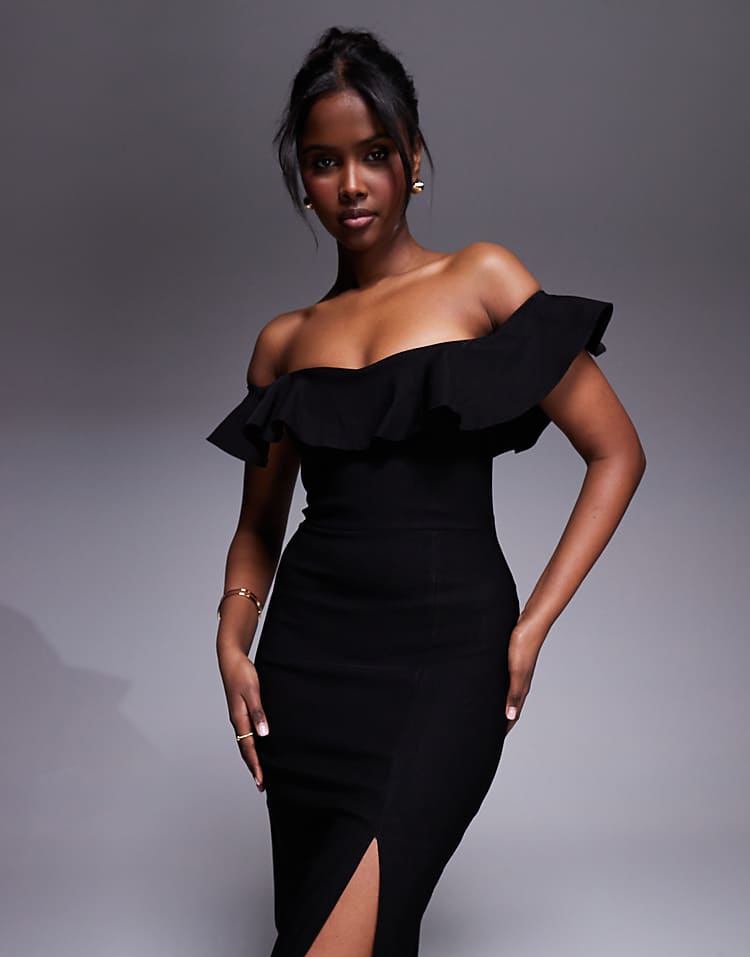 https://images.asos-media.com/products/vesper-bengaline-frill-bardot-side-split-midi-dress-in-black/208263362-4?$n_750w$&wid=750&fit=constrain