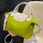 Women's Elegant Solid Color Handbag