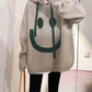 Smile Oversized Sweater Hoodie