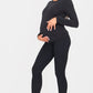 Maternity Slate Contour Ribbed Leggings