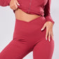 Petite Black Contour Sculpt Wrap Over Leggings
