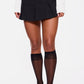 Chocolate Tailored Woven Box Pleat Skater Skort