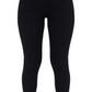 Petite Black Contour Sculpt Wrap Over Leggings