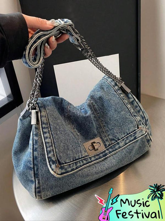 Fashion Denim Shoulder Bag