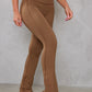 Deep Taupe Sculpt Flare Yoga Pants