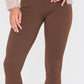 Dark Chocolate Contour Sculpt Foldover Pants
