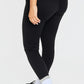 Petite Black Contour Sculpt Wrap Over Leggings