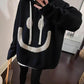 Smile Oversized Sweater Hoodie