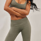 Olive Sculpt Flare Yoga Pants