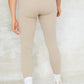 Maternity Olive Khaki Contour Rib Leggings