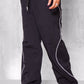 Forest Green Shell Side Stripe Track Pants