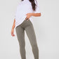Maternity Slate Contour Ribbed Leggings