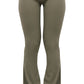 Olive Sculpt Flare Yoga Pants