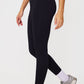 Stone Structured Contour Rib Cuffed Detail Leggings