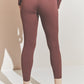 Charcoal Structured Contour Ribbed Leggings