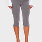 Tan Tailored Low Rise Capri Trousers