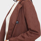 Chocolate Faux Suede Trench Coat