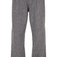 Grey Tweed Low Rise Straight Leg Trousers