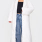 Cream Plush Borg Maxi Coat