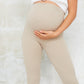 Maternity Slate Contour Ribbed Leggings