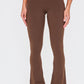 Dark Chocolate Contour Sculpt Foldover Pants