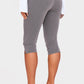 Tan Tailored Low Rise Capri Trousers