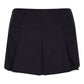 Chocolate Tailored Woven Box Pleat Skater Skort